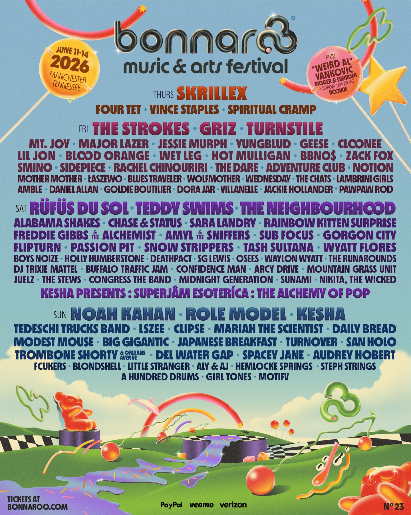 The Strokes Reality Awaits Tour Poster 2026