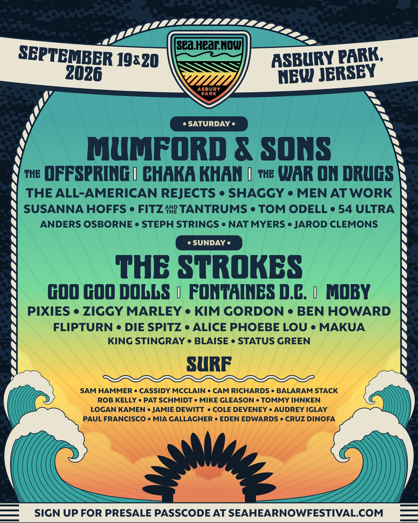 The Strokes Reality Awaits Tour Poster 2026